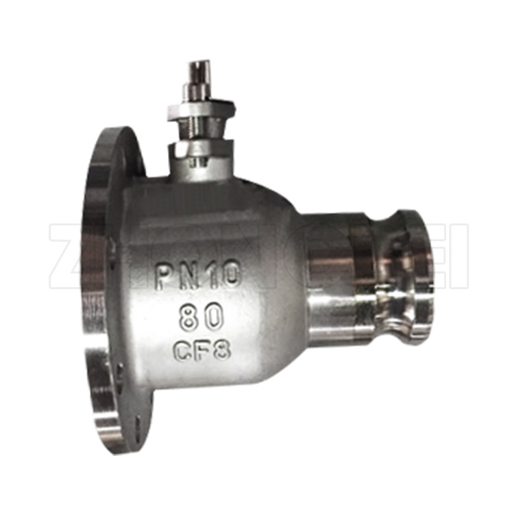 快装式放料球阀