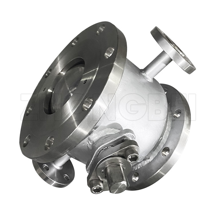 保温式放料球阀