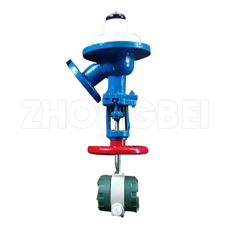 搪玻璃带测温仪放料阀