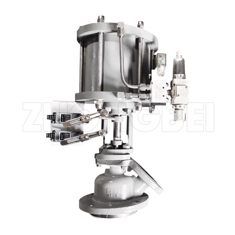 气动式搪玻璃放料阀